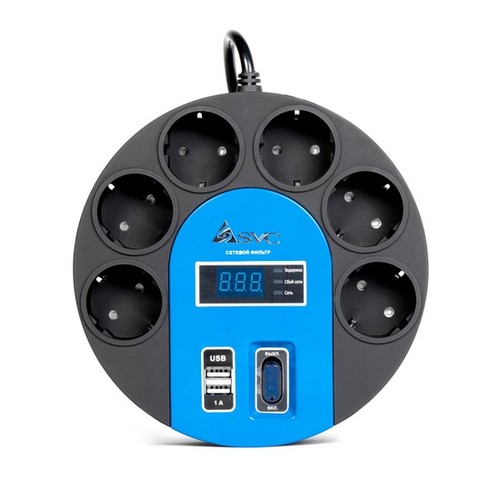 Сетевой фильтр SVC UFO G-4006-5BB