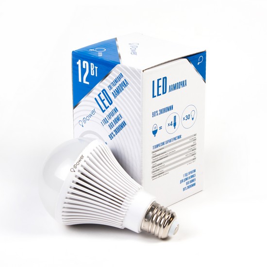 Светодиодная лампа iPower IPHB12W4000KE27